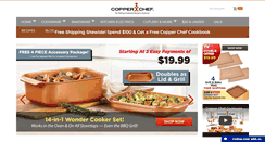 Desktop Screenshot of copperchef.com